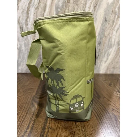 Trader Joe's Insulated Bag Olive Green Large Reusable Tote NEW 8 gal Ships Quick - Picture 7 of 9
